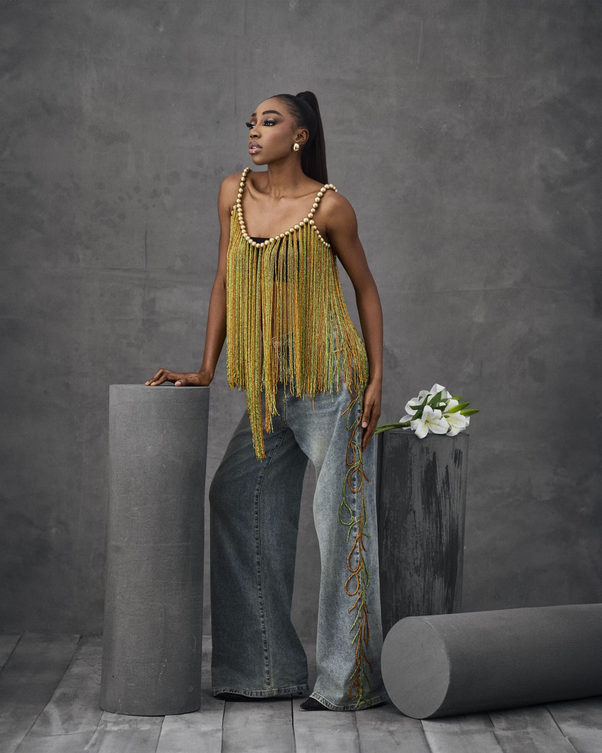 Lilly Beaded pant